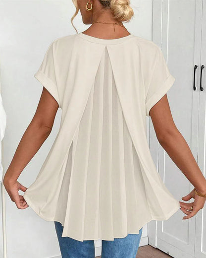 T-shirt Larga alla Moda 2026 con Scollo a V