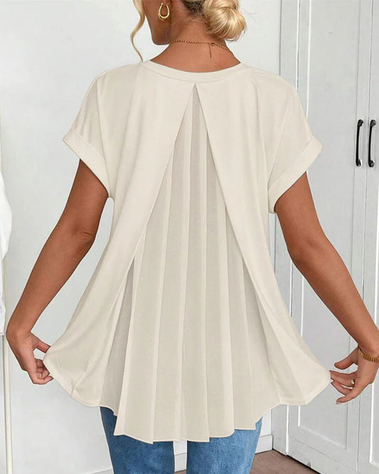 T-shirt Larga alla Moda 2026 con Scollo a V