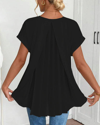 T-shirt Larga alla Moda 2026 con Scollo a V