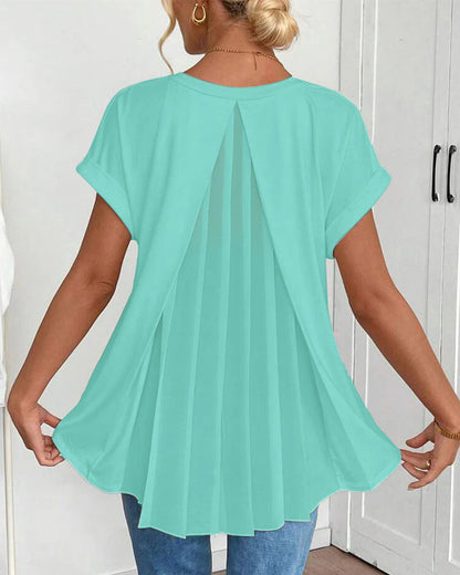 T-shirt Larga alla Moda 2026 con Scollo a V